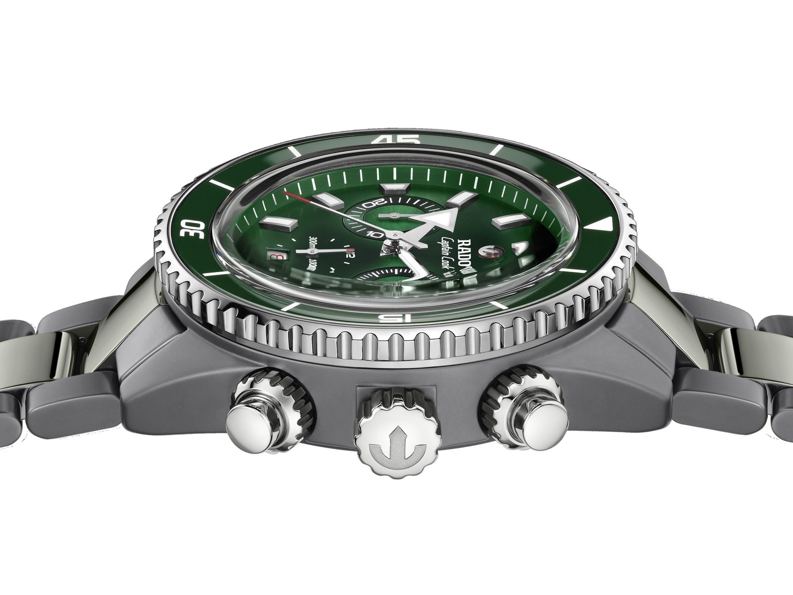 Rado Captain Cook High-Tech Ceramic Automatic Chronograph (plasma, green)