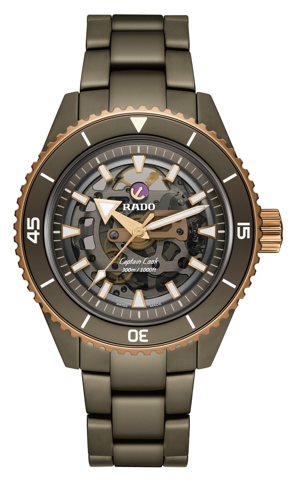Rado Captain Cook High-Tech Ceramic Skeleton