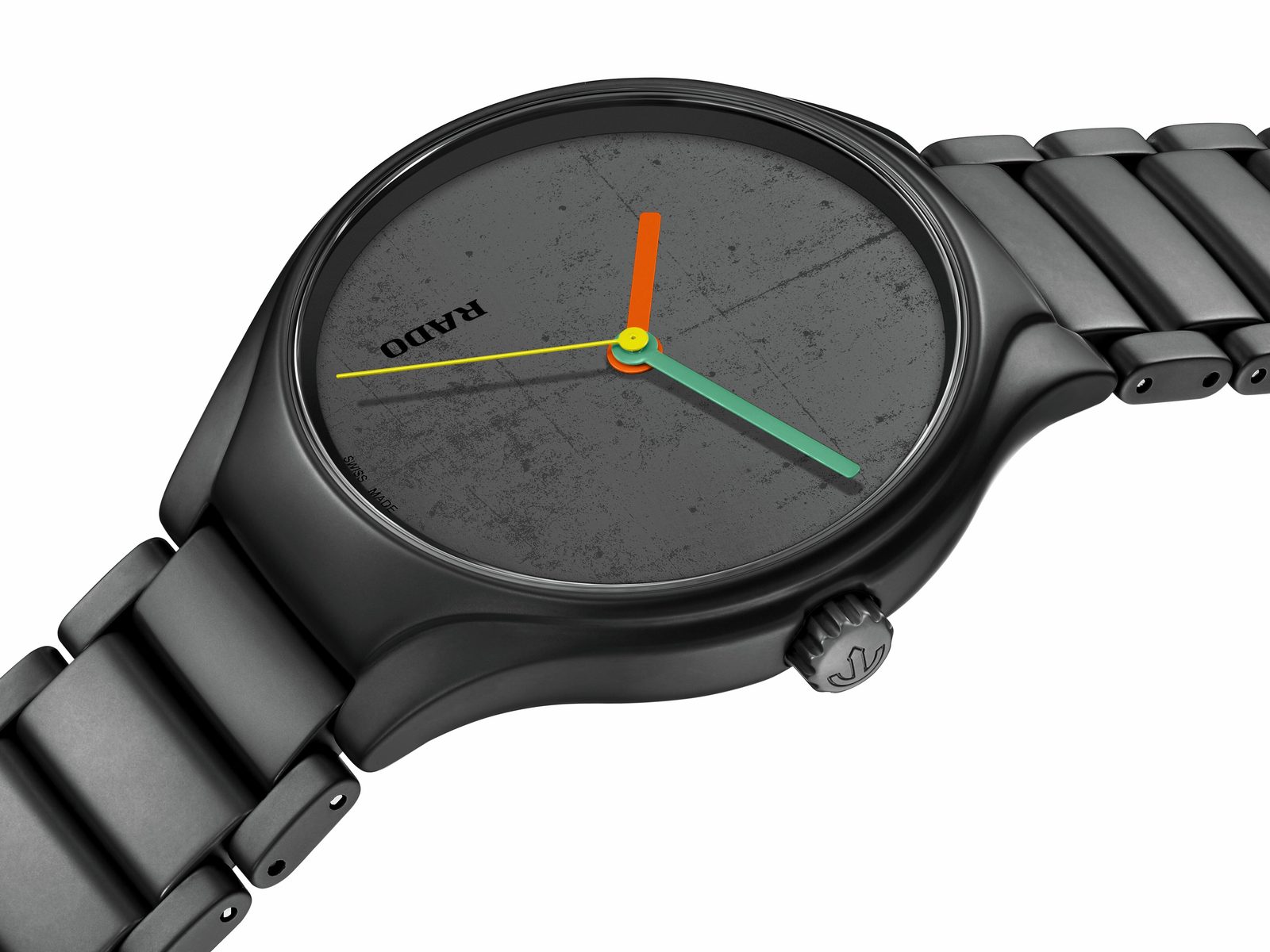 Rado True Round x Les Couleurs Le Corbusier (Ivory Black)