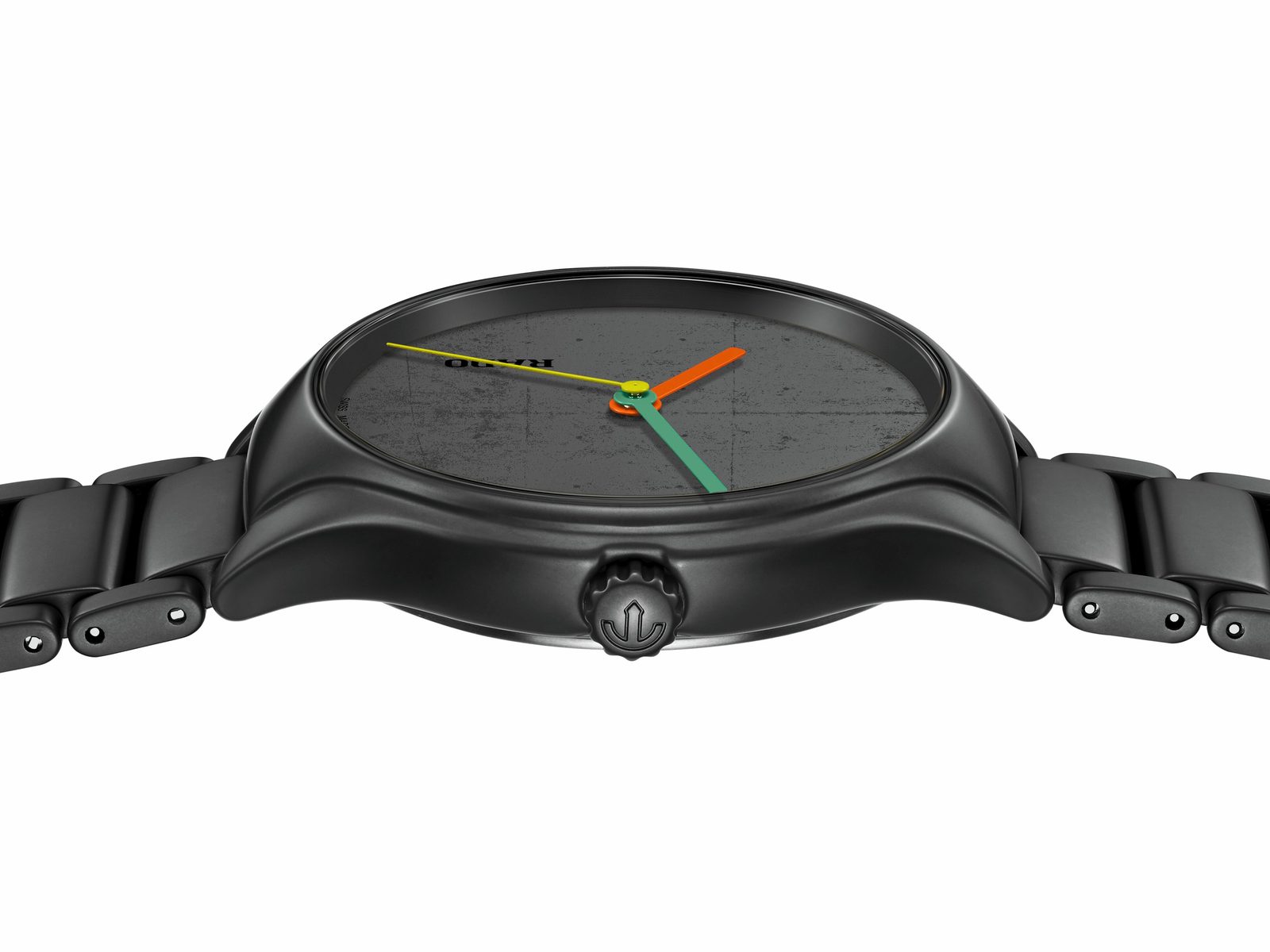 Rado True Round x Les Couleurs Le Corbusier (Ivory Black)