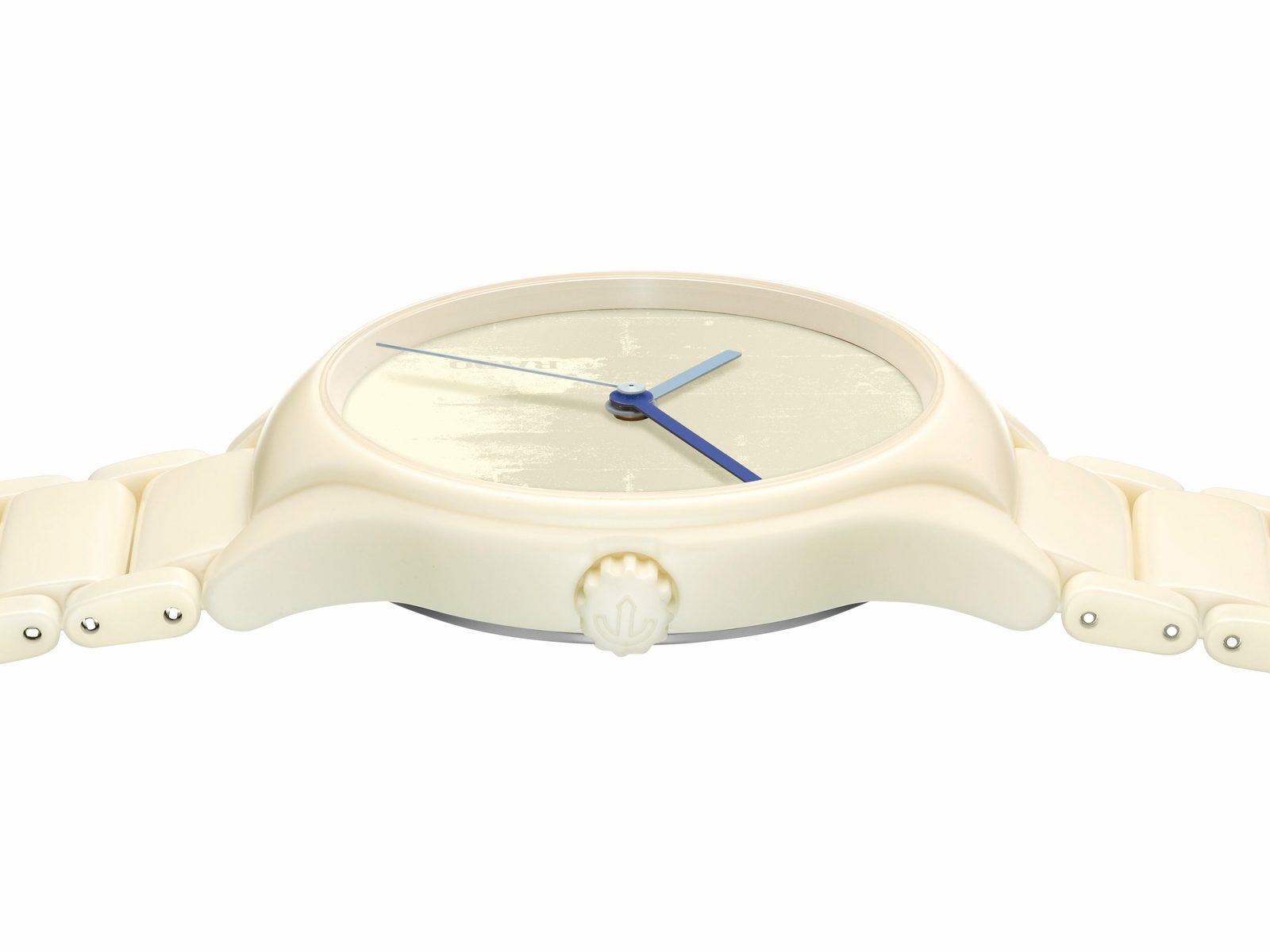 Rado True Round x Les Couleurs Le Corbusier (Ivory White)