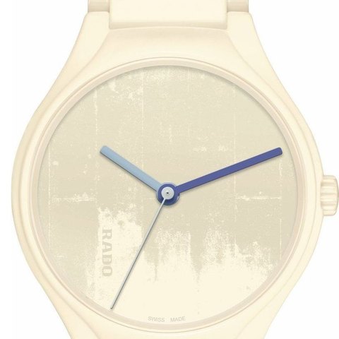 Rado True Round x Les Couleurs Le Corbusier (Ivory White)