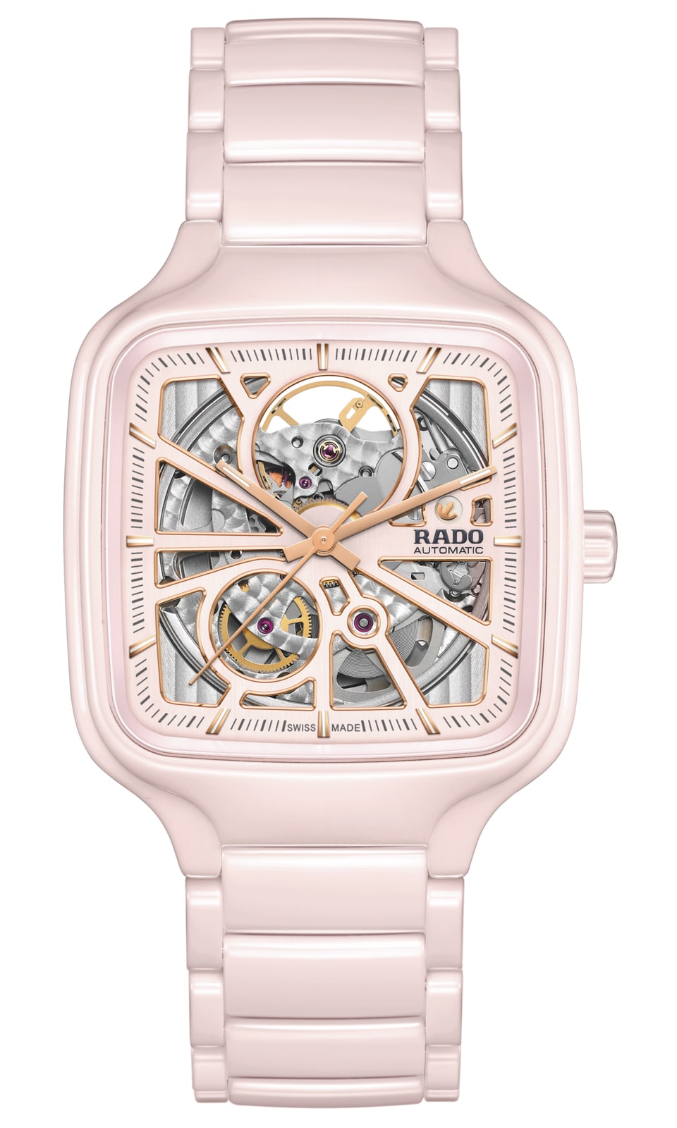 Rado True Square Automatic Open Heart (rose)
