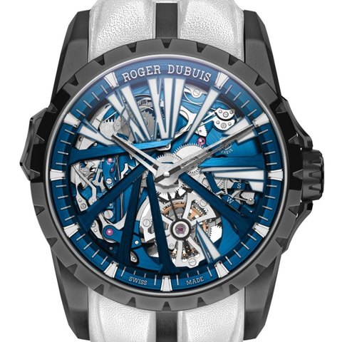 Roger Dubuis Diabolus In Machina Black DLC Titanium 45mm (blue dial)