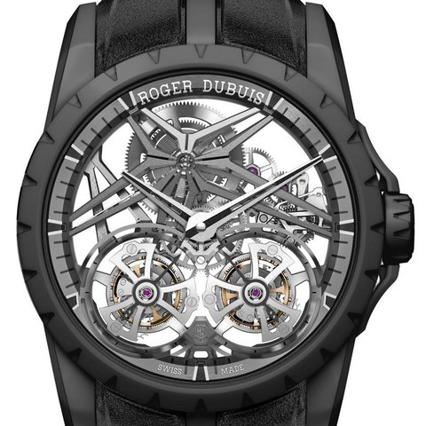 Roger Dubuis Excalibur Double Tourbillon Black Ceramic