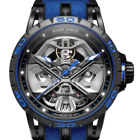 Roger Dubuis Excalibur Spider Huracan Black DLC Titanium 45mm