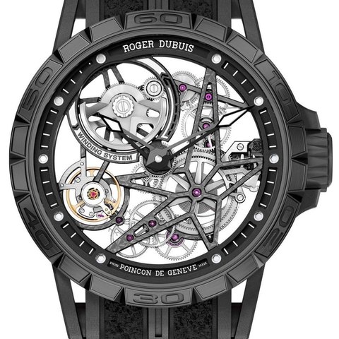 Roger Dubuis Excalibur Spider Pirelli Black DLC Titanium 45mm