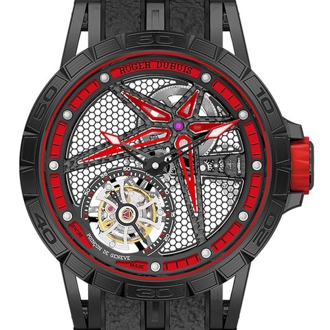 Roger Dubuis Excalibur Spider Pirelli Black DLC Titanium 39mm
