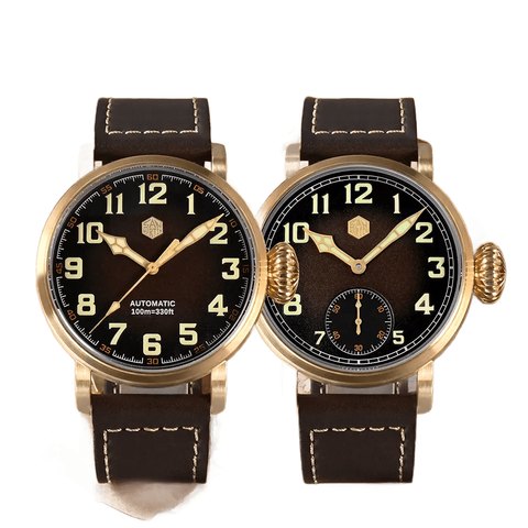 San Martin SN095-Q 44.5mm Bronze Pilot