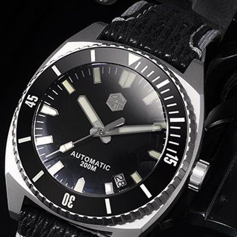 San Martin Original Design Titanium Diver SN027-T1