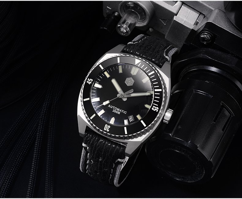 San Martin Original Design Titanium Diver SN027-T1