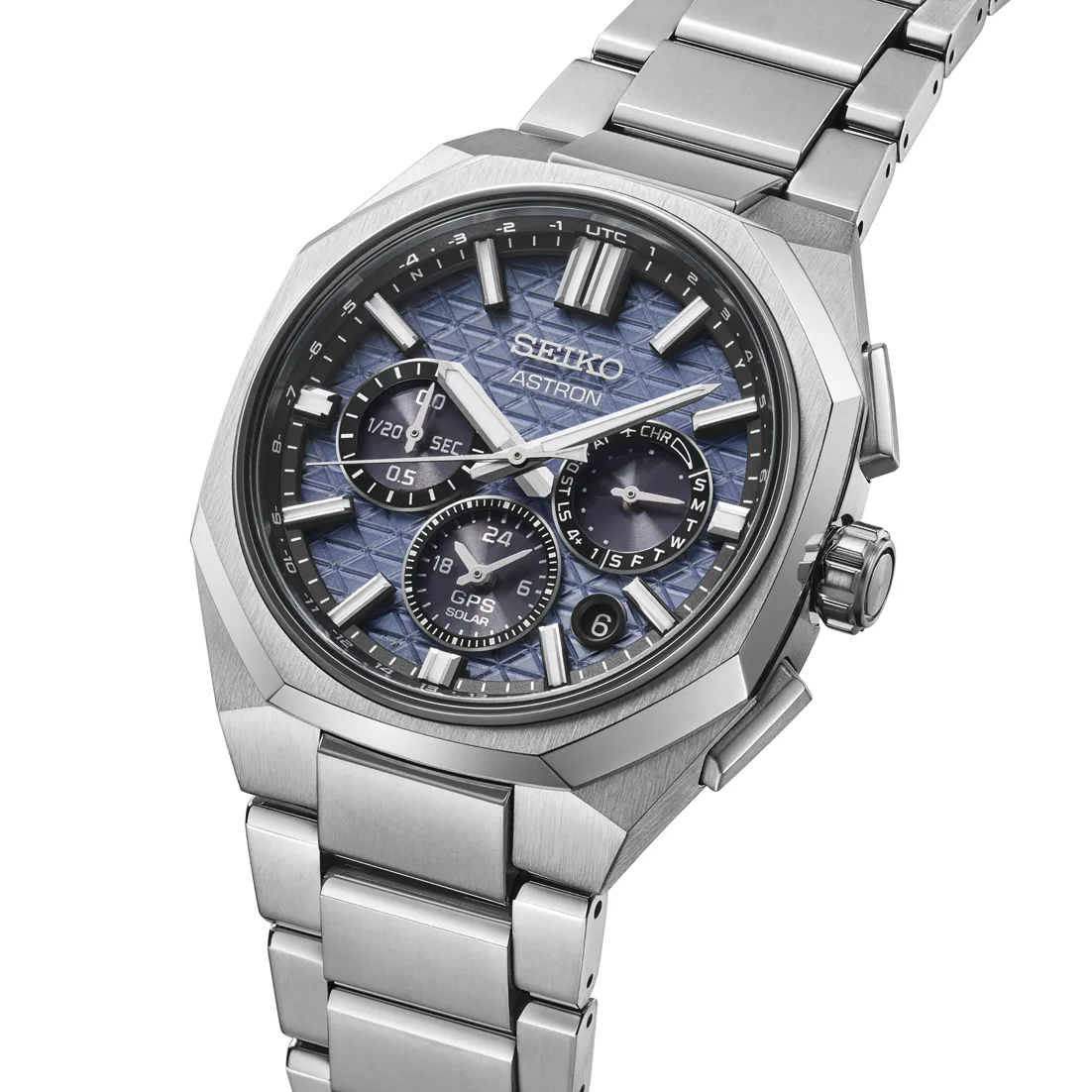 Seiko Astron GPS Solar Dual-Time Chronograph (5X63)