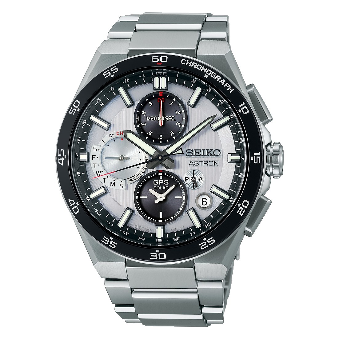 Seiko Astron GPS Solar Dual-Time Chronograph (SSH153)