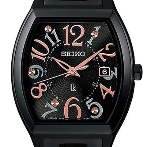 Seiko Lukia I Collection Titanium Solar Radio (All Black) (SSQW101)