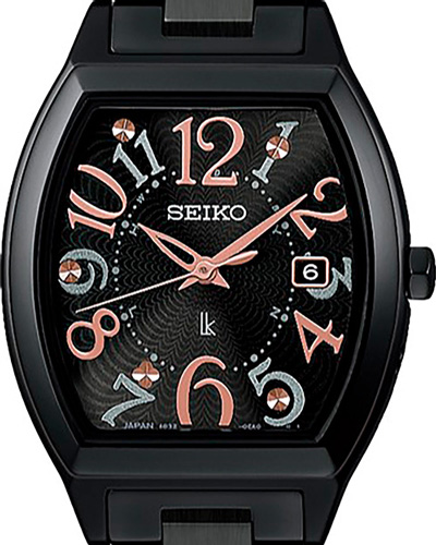 Seiko Lukia I Collection Titanium Solar Radio (All Black) (SSQW101)