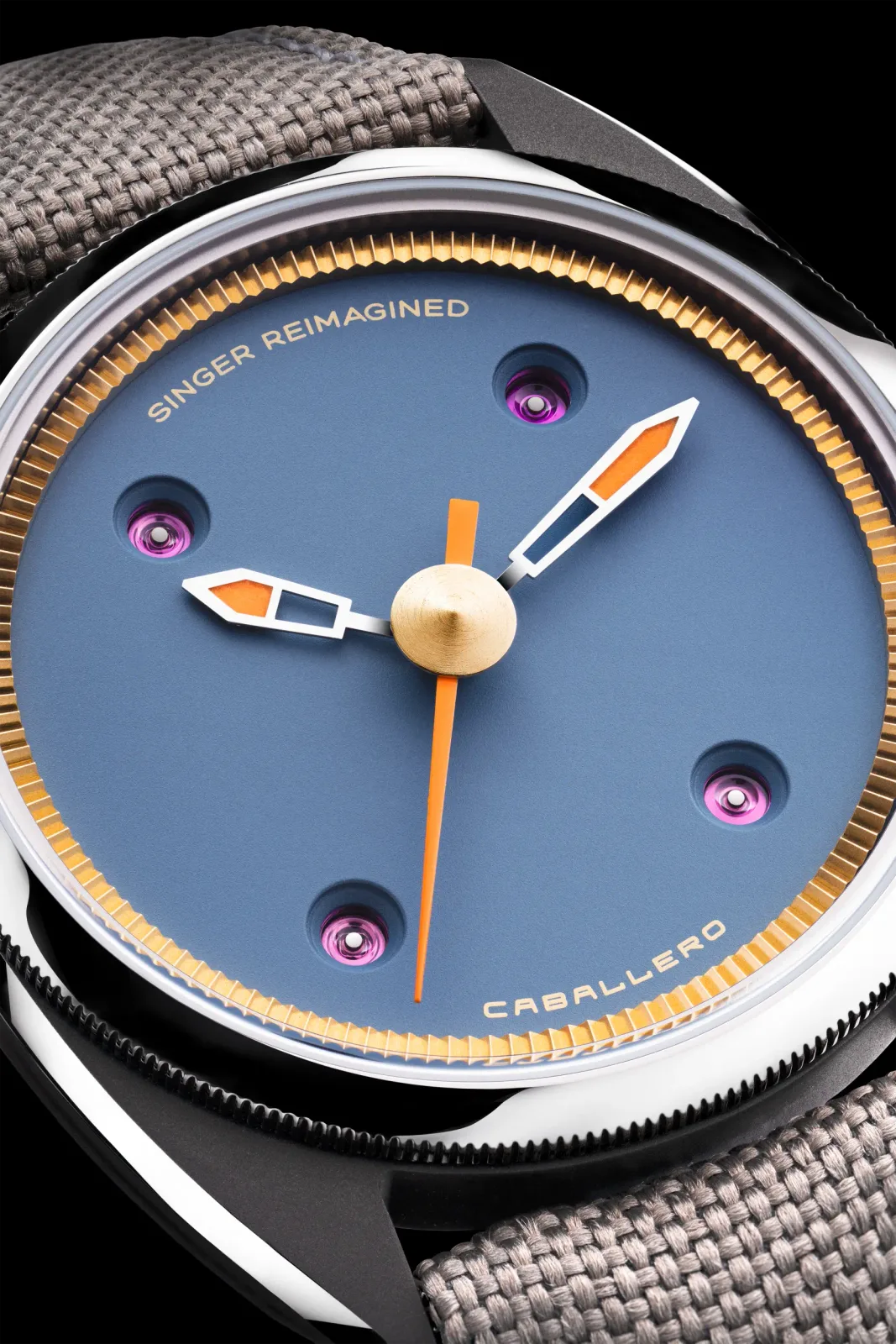 Singer Reimagined Caballero Titanium Avio Blue