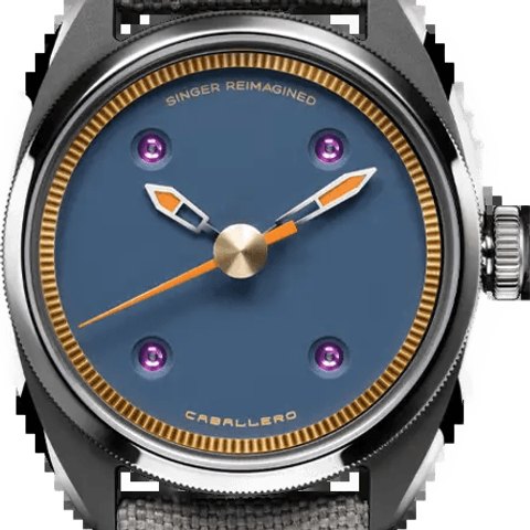 Singer Reimagined Caballero Titanium Avio Blue