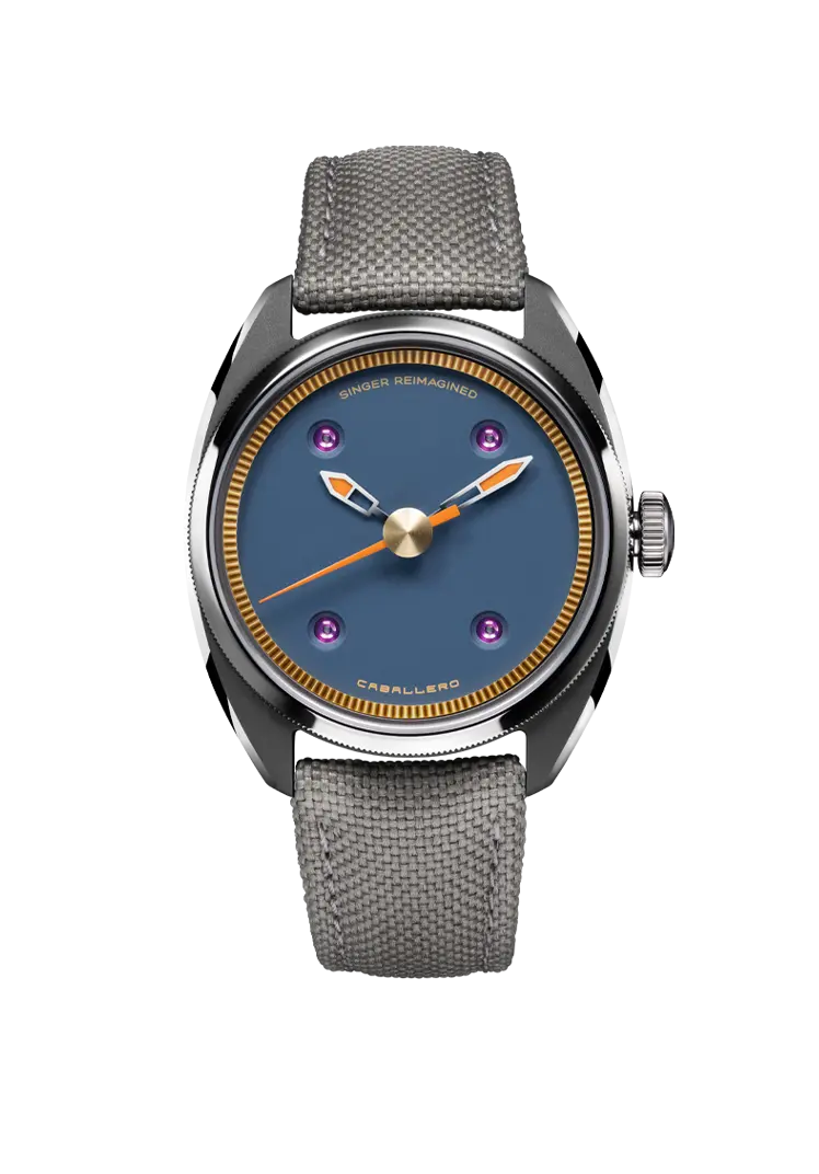 Singer Reimagined Caballero Titanium Avio Blue
