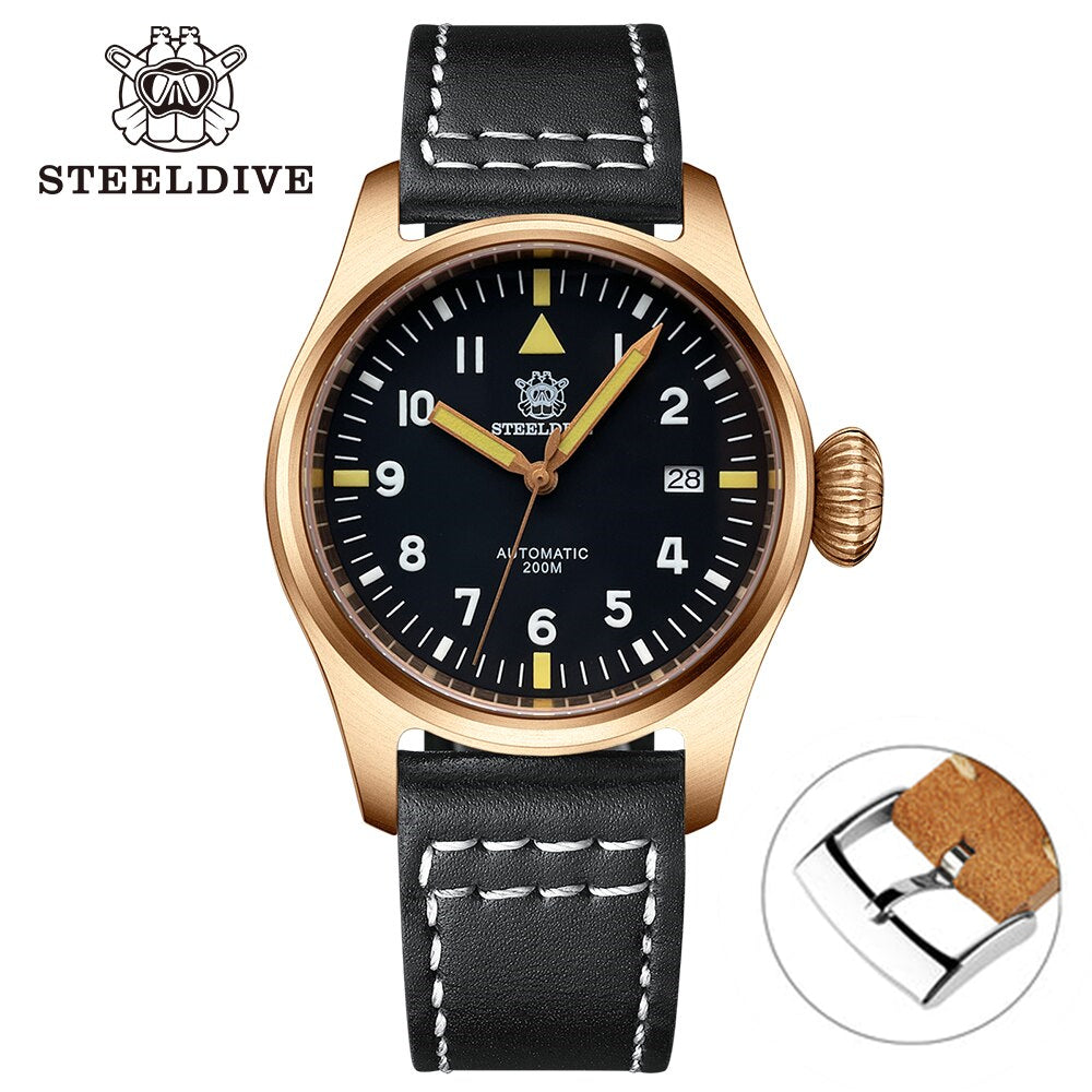 Steeldive SD1928S Germany CuSn8 Bronze Pilot