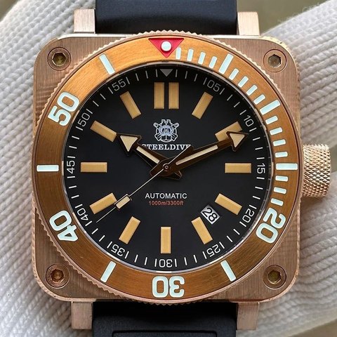 Steeldive SD1949S Bronze 1000m Deep Dive