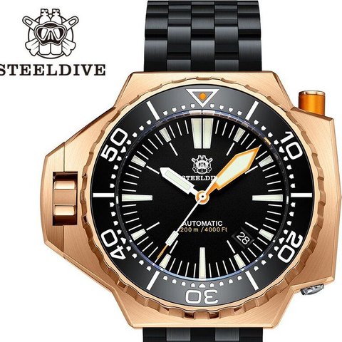 Steeldive SD1969S 1200m Bronze Professional Diver