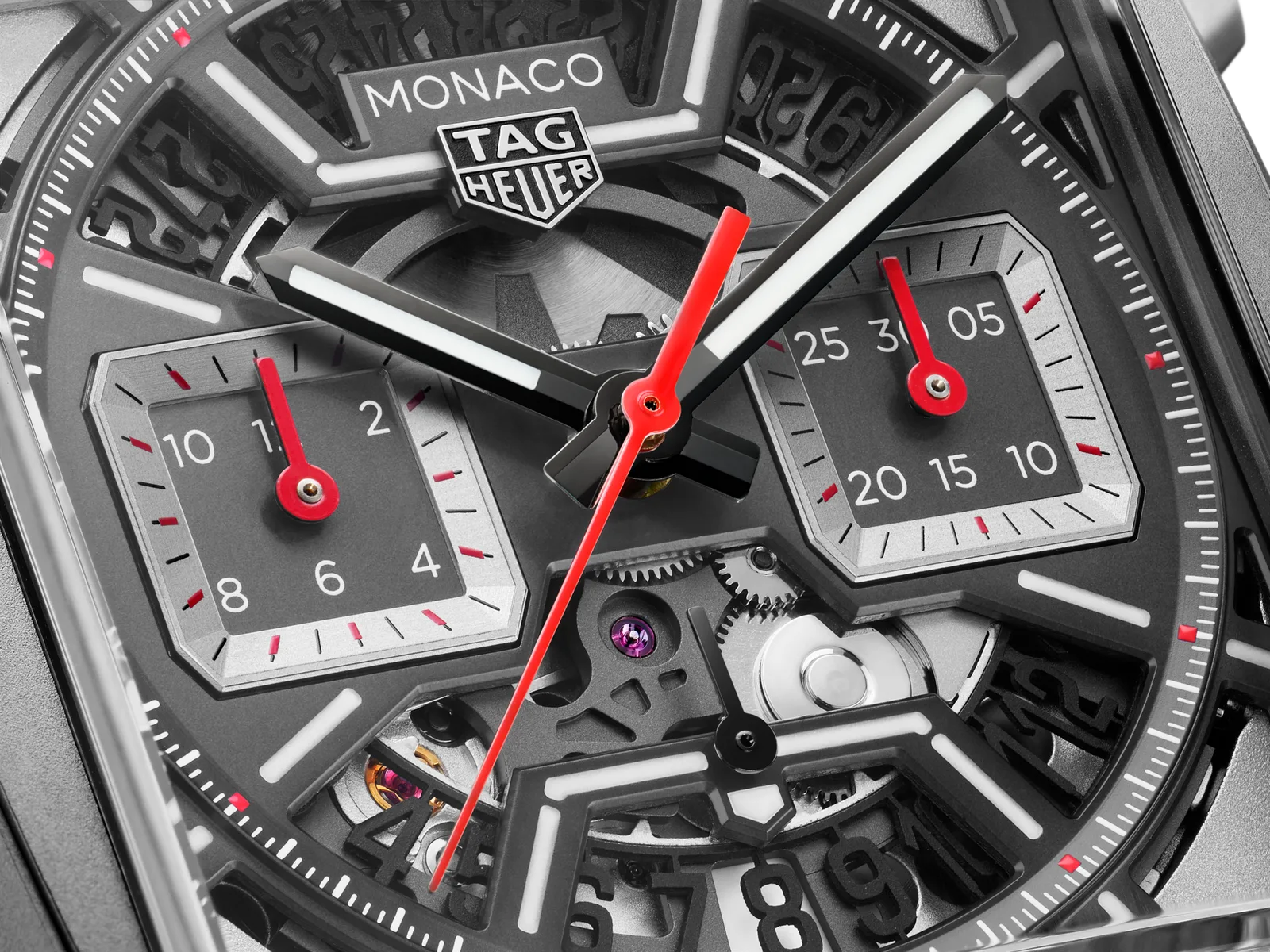 TAG Heuer Monaco Chronograph Skeleton Titanium 39mm