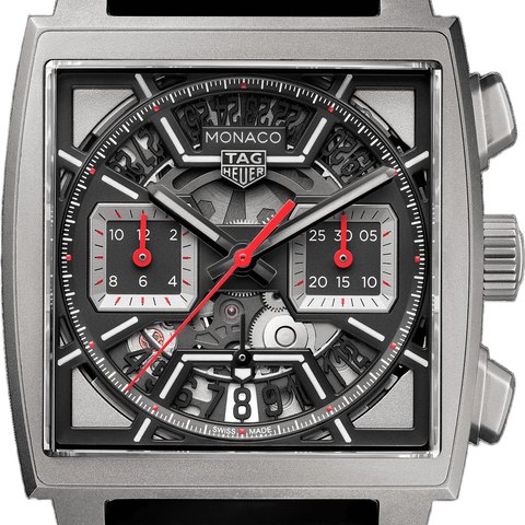 TAG Heuer Monaco Chronograph Skeleton Titanium 39mm