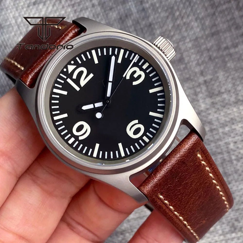 Tandorio TD127 Titanium 36mm Pilot