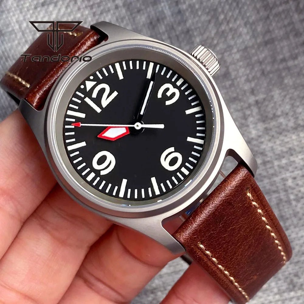 Tandorio TD127 Titanium 36mm Pilot