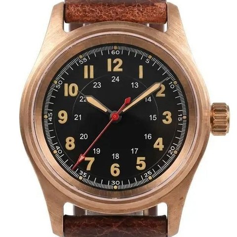 Tandorio TD130 36mm Solid Bronze Pilot