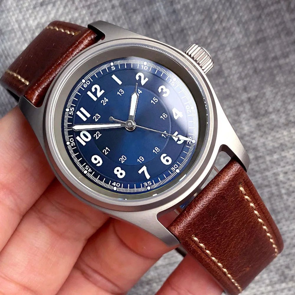 Tandorio TD143B 39mm Titanium Pilot 63.7g Vin