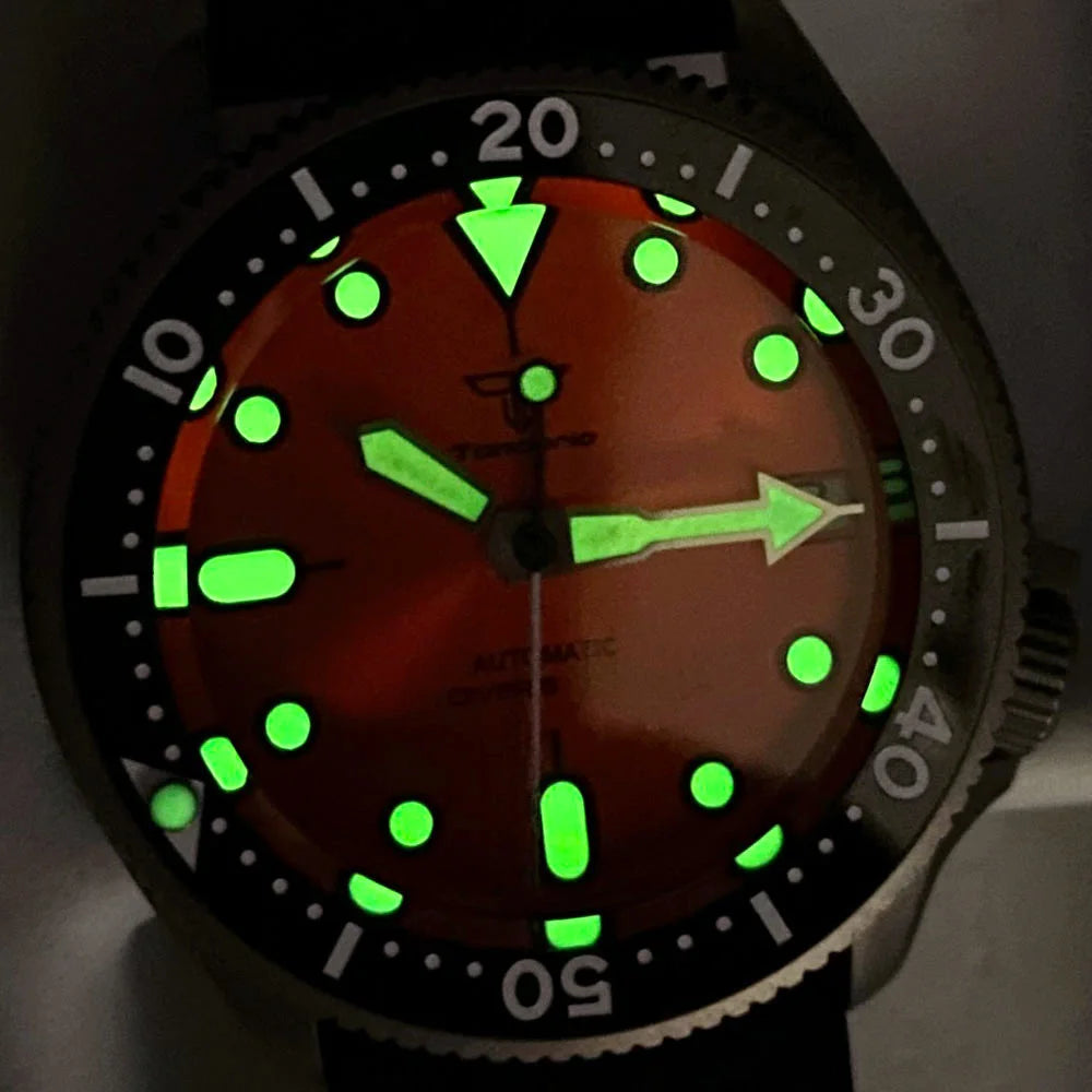 Tandorio TD249 Titanium Retro SKX Dive 37mm 120clicks