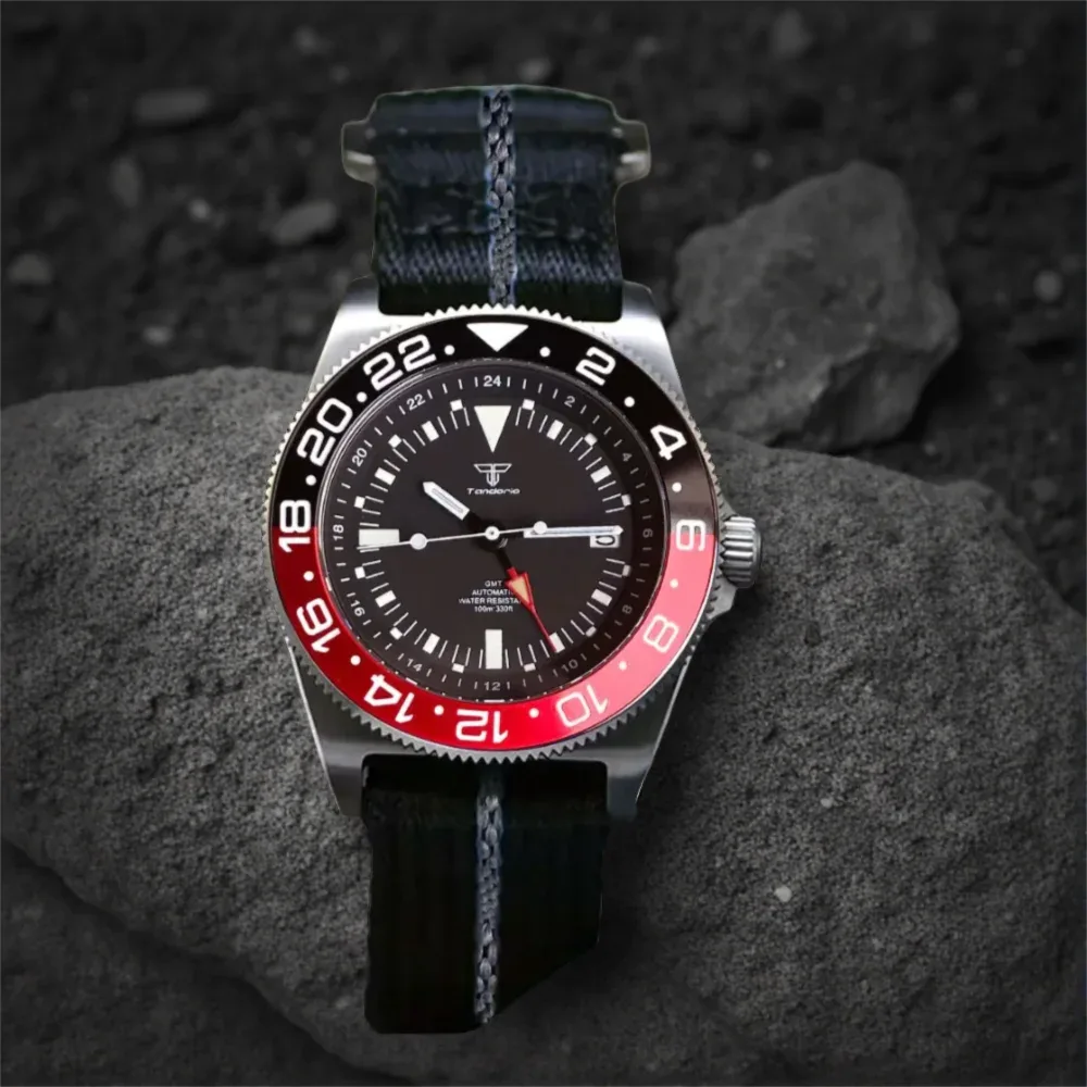 Tandorio TD267G 42mm Titanium FXD Pelagos GMT