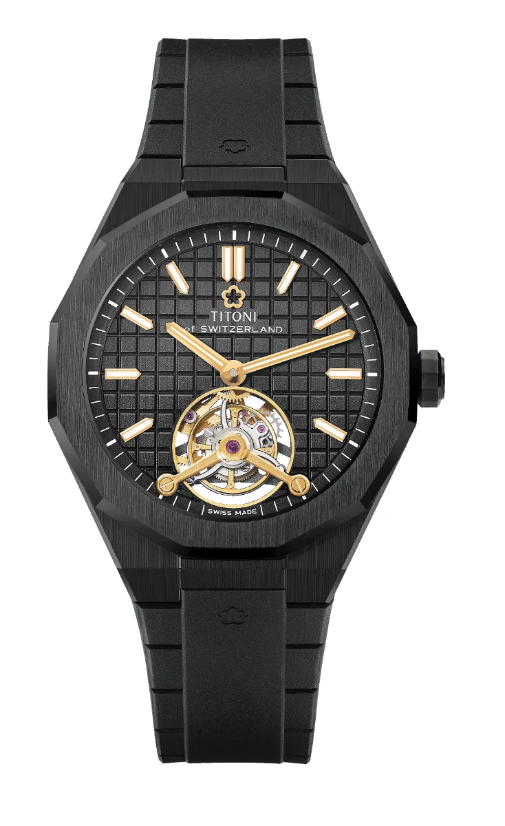 Titoni Impetus CeramTech Tourbillon