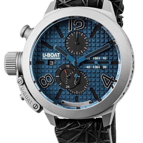 U-Boat Classico 45 Titanium Tungsten Blue