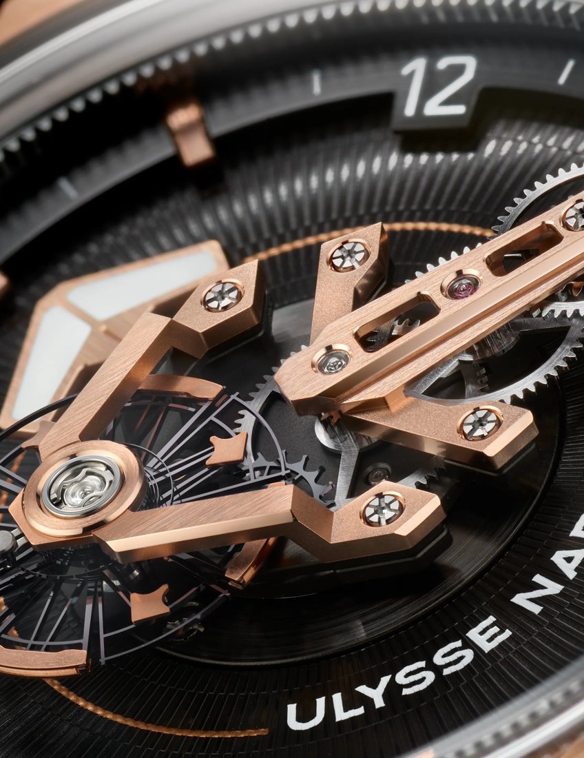 Ulysse Nardin Freak ONE (black DLC titanium, rose gold bezel)