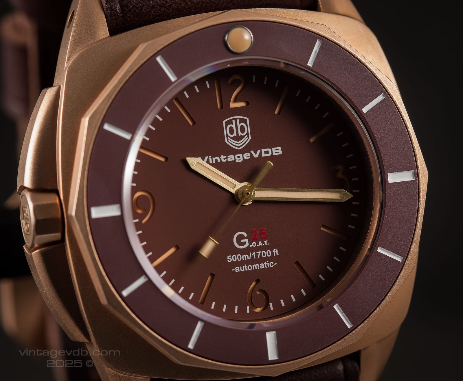 Vintage VDB G25 Bronze Brown Dial
