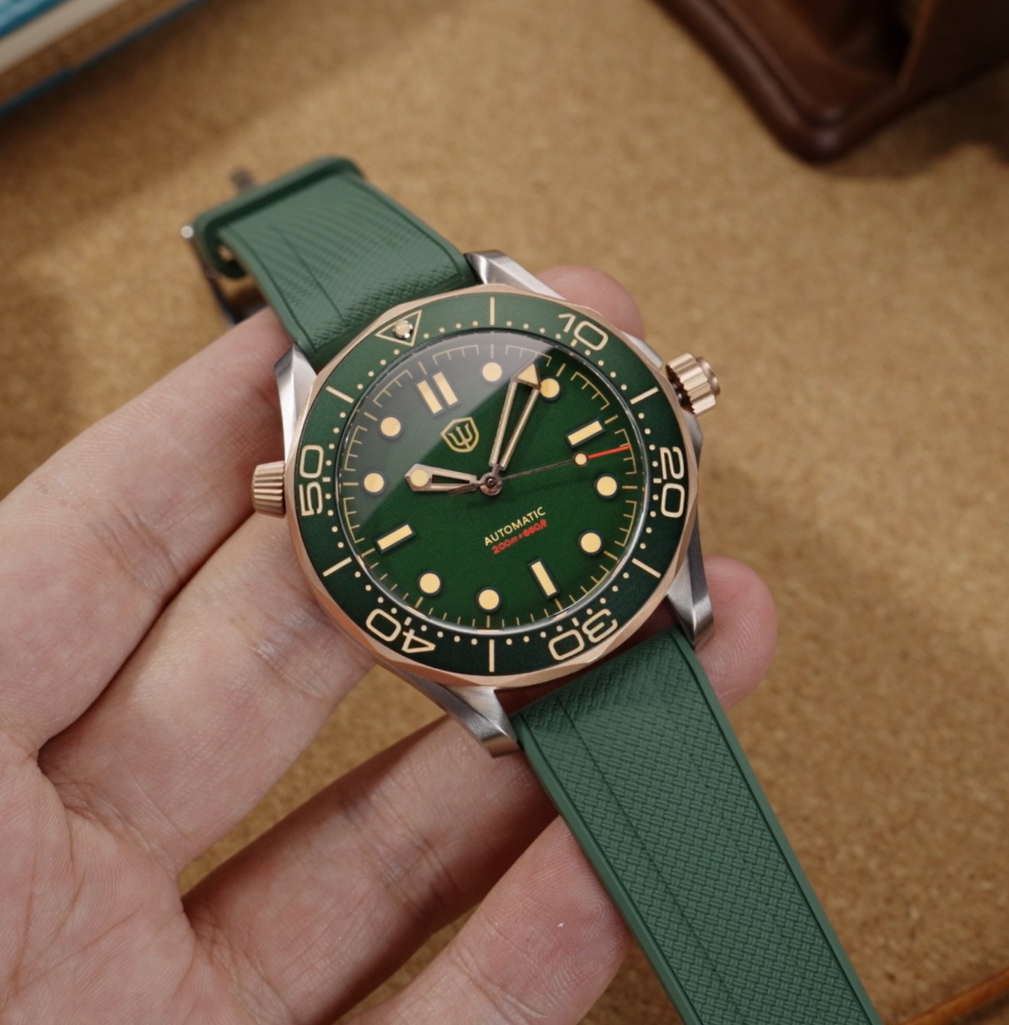 Watchdives WD007 V4 Sea Ghost NTTD Titanium