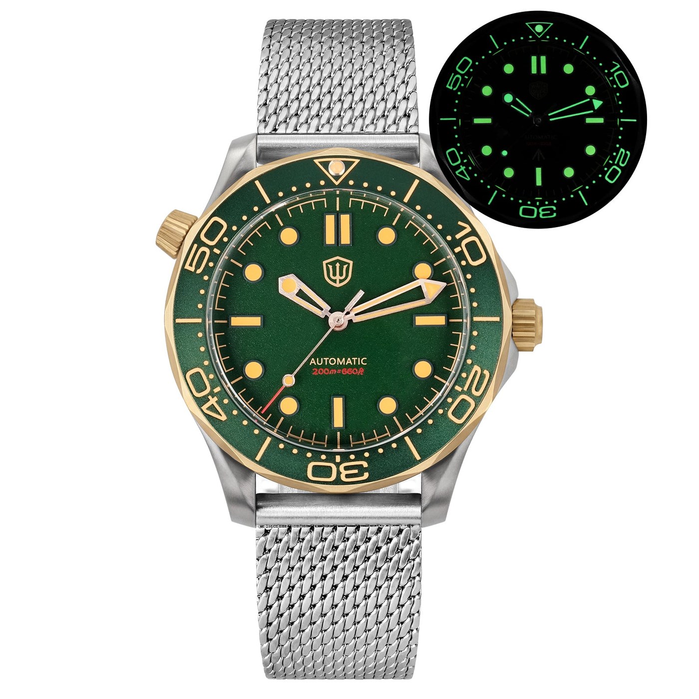 Watchdives WD007 V4 Sea Ghost NTTD Titanium