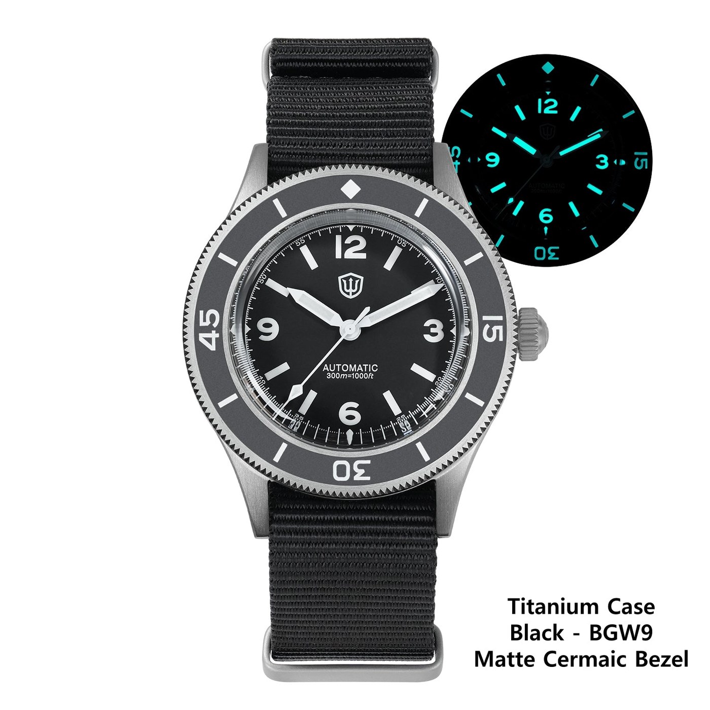 Watchdives WD50Ti Titanium 50-Fathoms