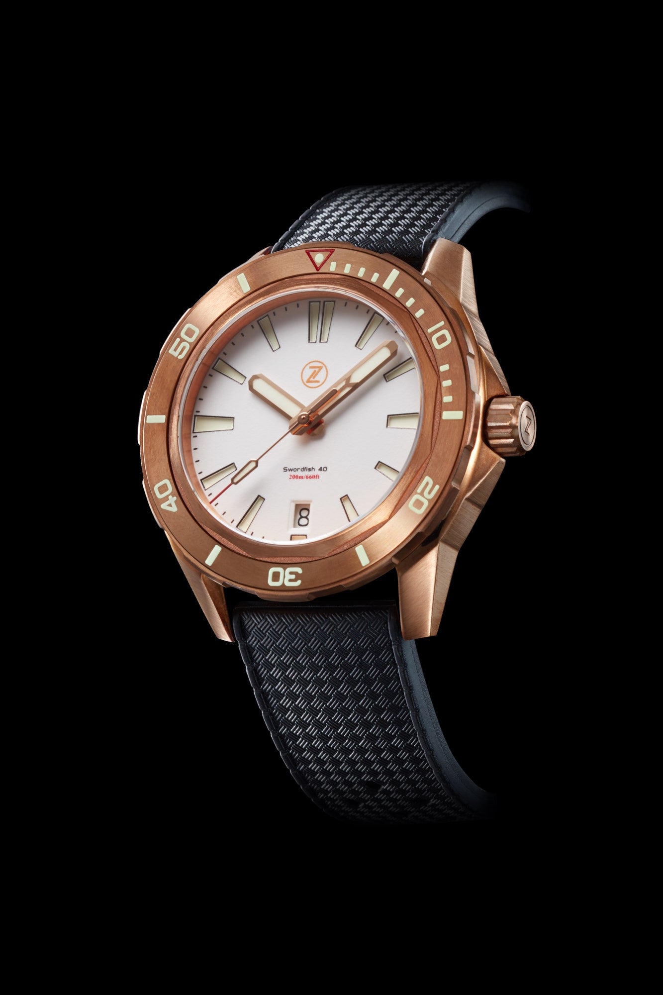Zelos Swordfish 40mm Bronze Frost