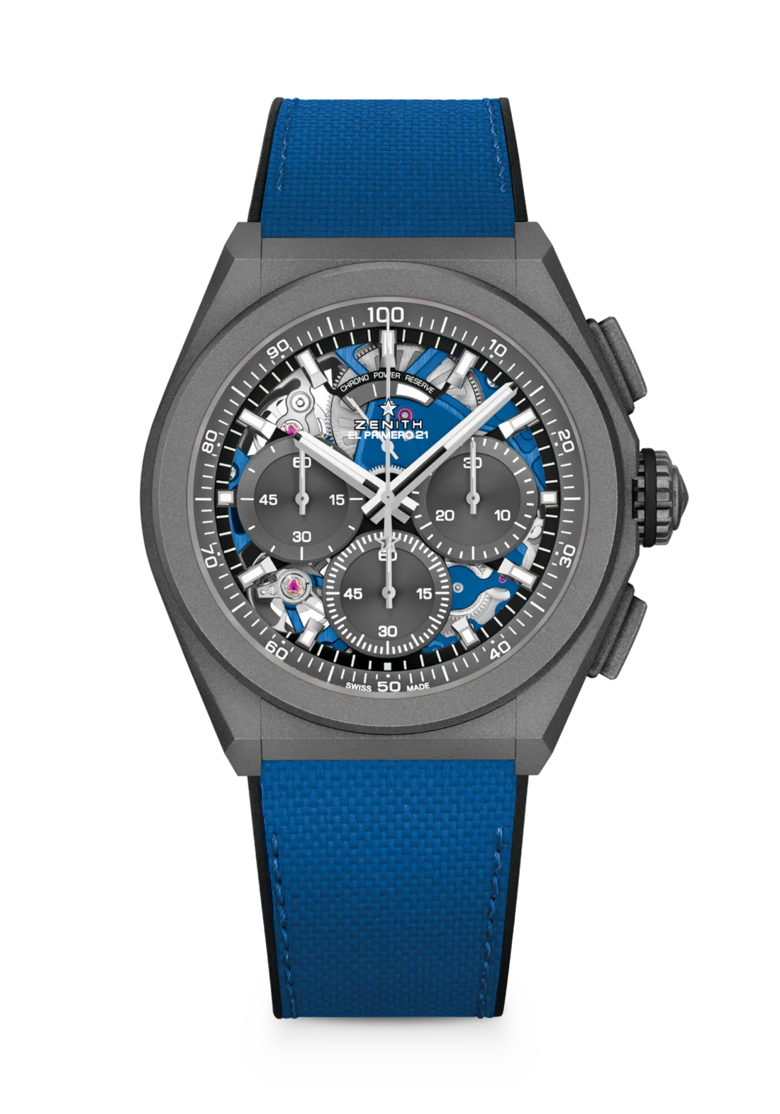Zenith Defy 21 Ultrablue (microblasted titanium)