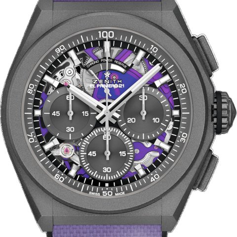 Zenith Defy 21 Ultraviolet (microblasted titanium)