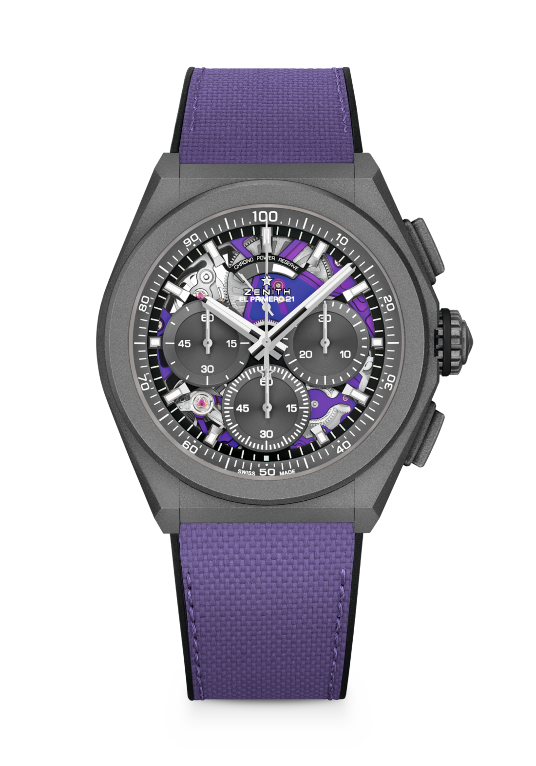 Zenith Defy 21 Ultraviolet (microblasted titanium)