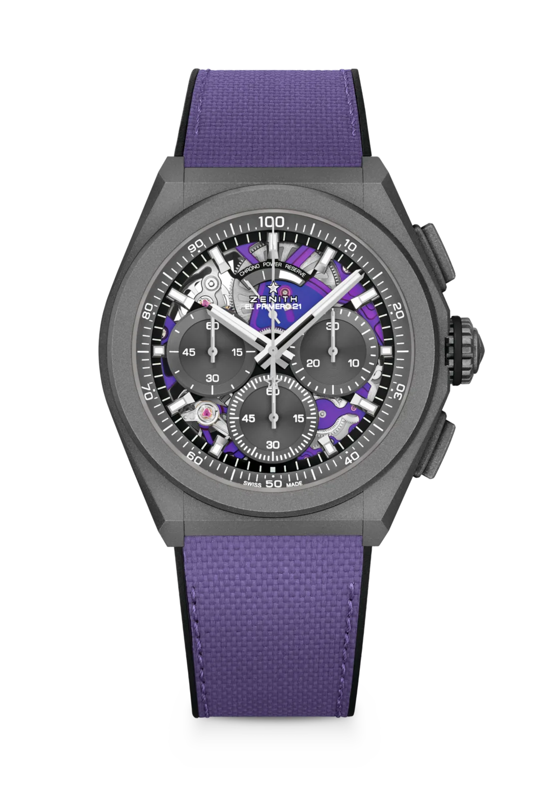 Zenith Defy 21 Ultraviolet (microblasted titanium)
